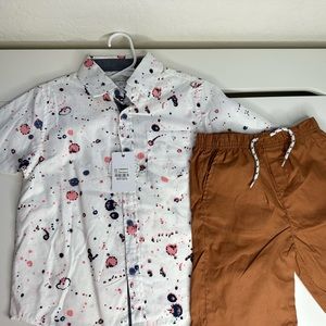 Toddler boy matching set